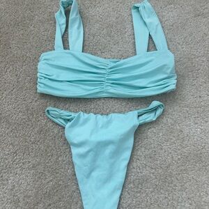 Oh Polly teal bikini